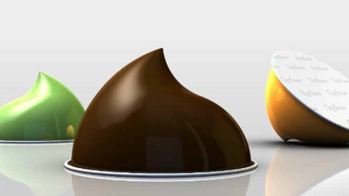 NESPRESSO - style capsule system for instant fresh ice cream Barry Callebaut