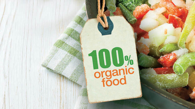 100% organic food